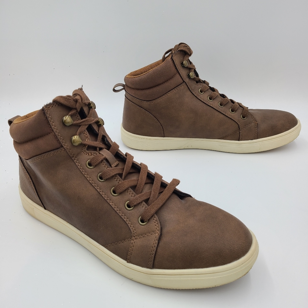 Men's Drew Sneaker Boots Brown Lace Up - Goodfellow & Co - SIZE 11